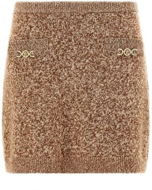 Versace 'Mouline' Skirt - Brown