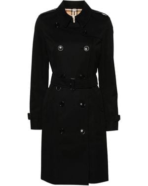 Burberry Cotton Trench Coat - Black