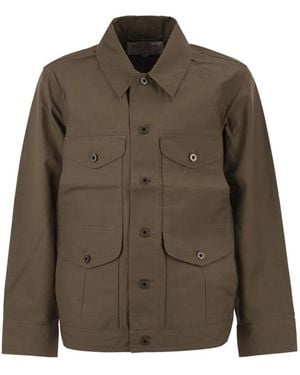 Filson Cotton Field Jacket With Utility Pockets - Brown