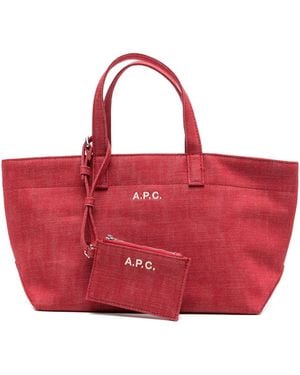 A.P.C. Le Drummer Toile Small - Red
