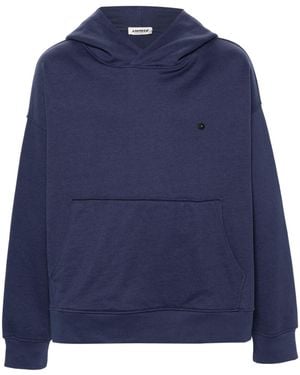 A PAPER KID Cotton Hoodie - Blue
