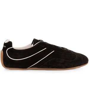 Tom Ford Lewis Leather Sneakers - Black
