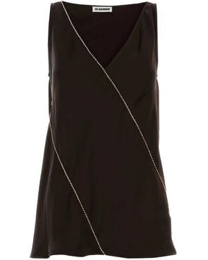 Jil Sander Top 131 W Chain - Black