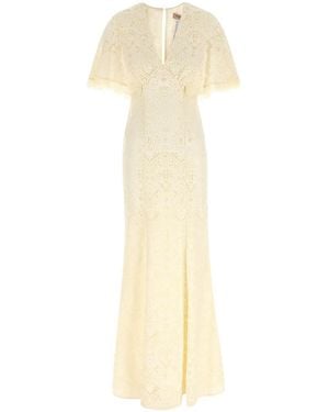 Twinset Twin Set Lace Dress - White