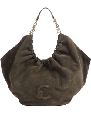 Coccinelle Smash Suede Hobo Bag - Brown