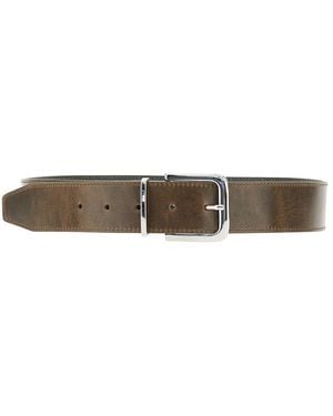 Frankie Shop Sarno Leather Belt - Green