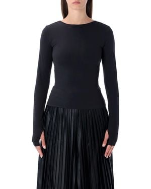 Nike Zenvy Dri-Fit Long-Sleeve Training Top - Black