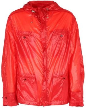 Ferragamo Techno Fabric Jacket - Red