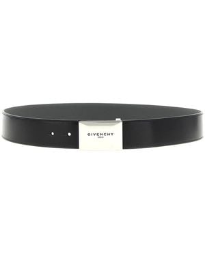 Givenchy 'Label' Reversible Belt - White