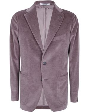 Tagliatore "Montecarlo" Single Breasted Jacket - Purple