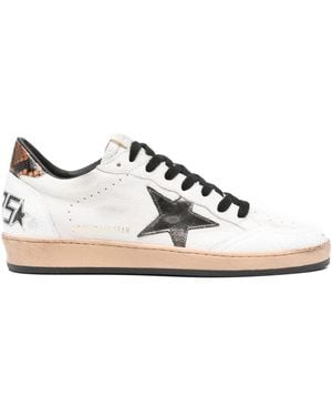 Golden Goose Ballstar Nappa Upper Crack Suede An - White