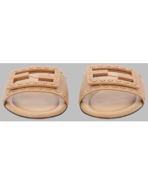 Fendi Slide "Tube" Con Fascia - Natural