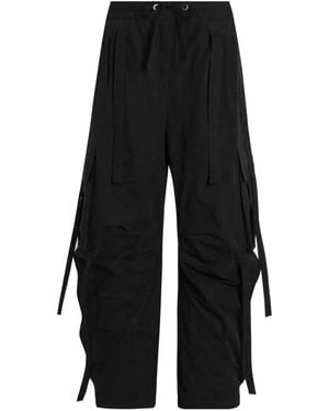 Dolce & Gabbana Dolce & Gabbana Waxed Faille Cargo Pants - Black