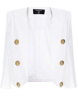 Balmain Blazer Spencer - White