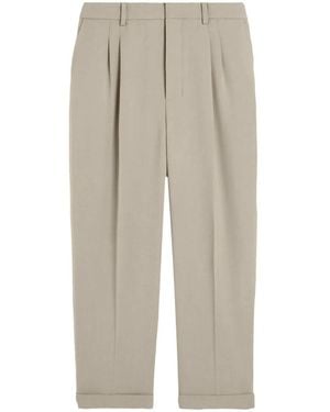 Ami Paris Carrot Fit Pants - White
