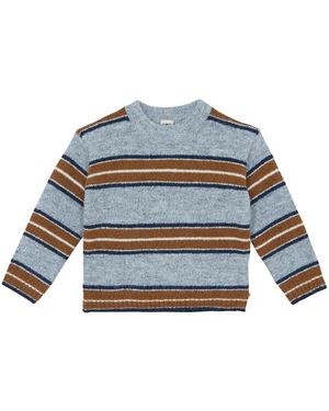 Bonton Milton Stripes Sweater - Blue
