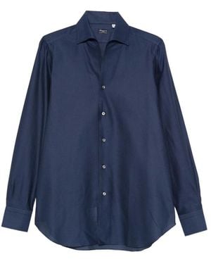 Finamore 1925 Cotton Shirt - Blue