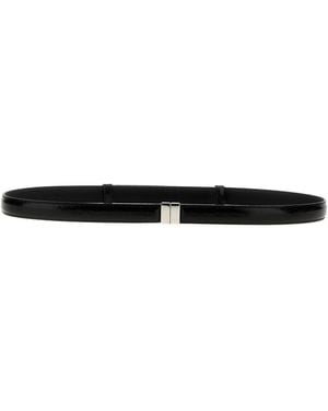 TOTEME Patent Belt - Black
