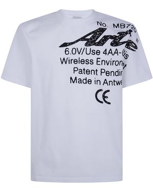 Arte' "Celis Print" T-Shirt - White