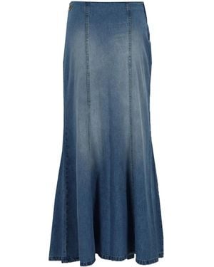Lois Long Skirt "Rohan" - Blue