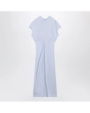 TOTEME Sky Fluid Satin Dress - Blue