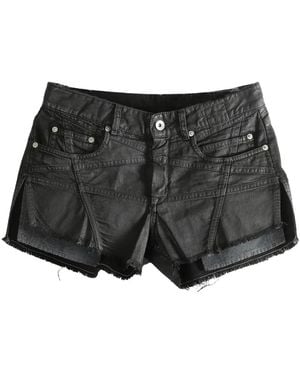 Rick Owens Denim Shorts - Black
