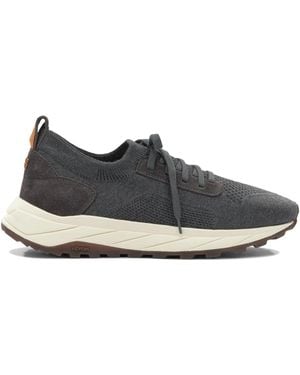 Henderson Fabric Suede Sneakers - Gray