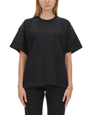 Moschino T-Shirt With Logo - Black
