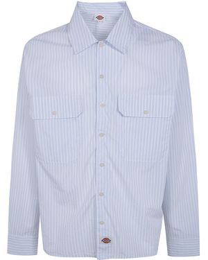 Dickies "Supima" Work Shirt Long Sleeve - Blue