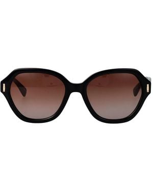 Longchamp Acetate Sunglasses - Brown