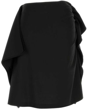 Loewe Wool Skirt - Black