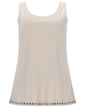 Max Mara S Max Mara Sleeveless Cotton Top - Natural