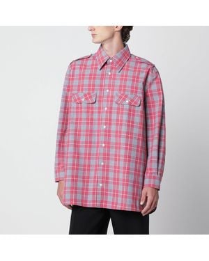 NAMACHEKO Cotton Shirt With Check Pattern - Pink