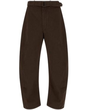 Lemaire 'Twisted' Pants - Brown