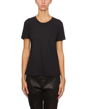 James Perse Cotton Roundneck T-Shirt - Black