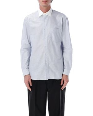 Salvatore Piccolo Alberto Cotton Stripe Shirt - Blue