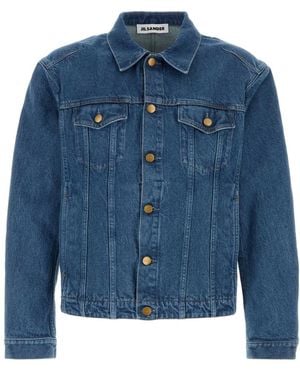 Jil Sander Denim Blouson 2 Treated - Blue