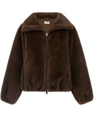 P.A.R.O.S.H. P.A.R.O.S.H. 'Pulse26' Bomber Jacket - Brown