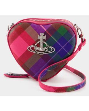 Vivienne Westwood Mini Heart Crossbody Bag - Purple
