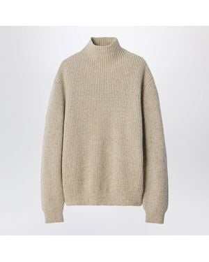 Lemaire Yak And Alpaca Turtleneck Sweater - Natural