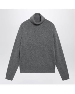 Frankie Shop Gala Dark Padded Turtleneck Jumper - Grey