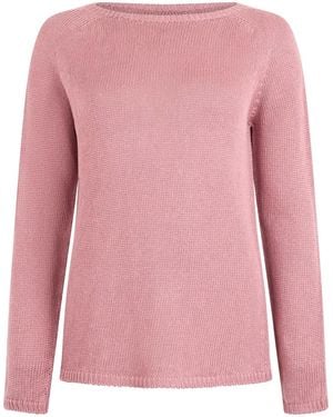 Max Mara S Max Mara Linen Sweater - Pink