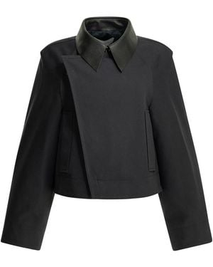 Givenchy Lightweight Cropped Jacket - Black
