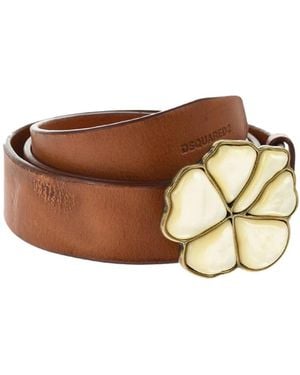 DSquared² Aloha Spirit Buckle Belt - Brown
