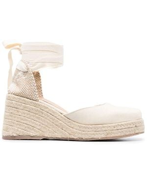 Castañer Castañer Tina Raffia Wedge Espadrilles - Natural