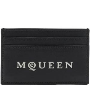 McQueen Leather Card Holder - White