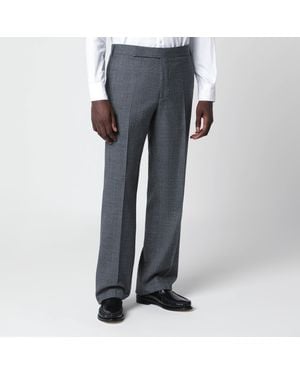 Lardini Prince Of Wales Check Pants - Gray