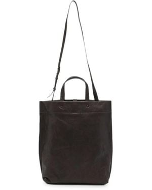 Lihann George Jani Leather Tote Bag - Black