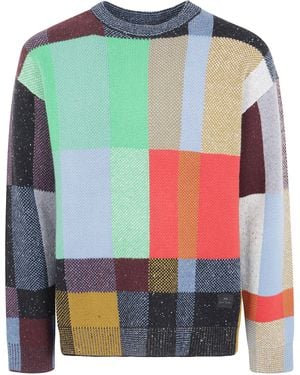 Paul Smith Ps Paul Smith Jumper Crew Neck - Multicolour