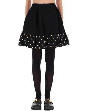 Moschino Polka Dots Skirt - Black